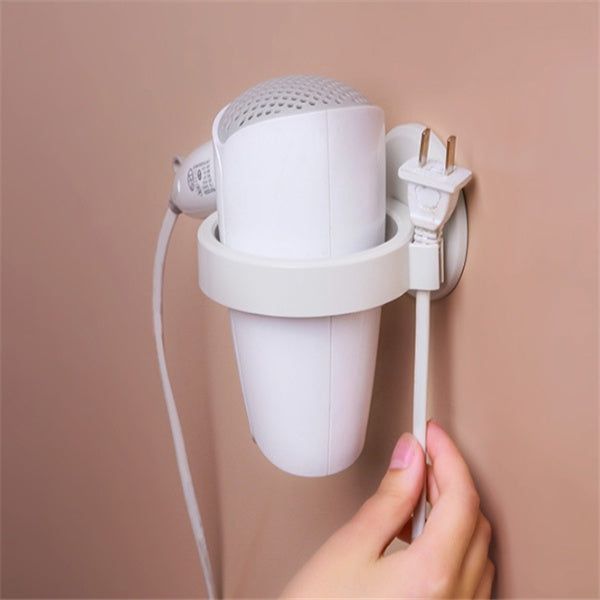 Hair dryer rack