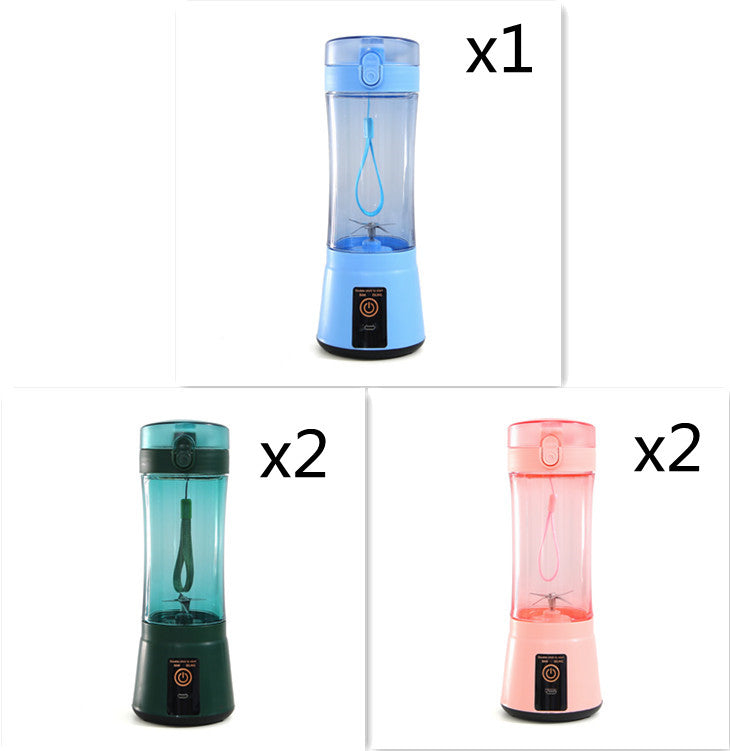 Portable USB Rechargeable Juicer Cup – 380ml Personal Blender