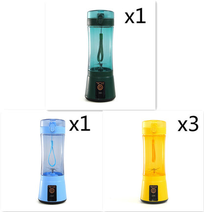 Portable USB Rechargeable Juicer Cup – 380ml Personal Blender