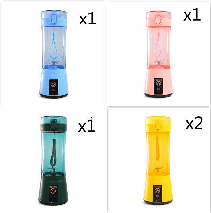 Portable USB Rechargeable Juicer Cup – 380ml Personal Blender