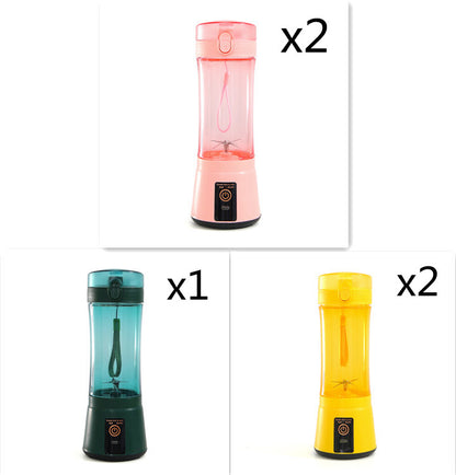Portable USB Rechargeable Juicer Cup – 380ml Personal Blender