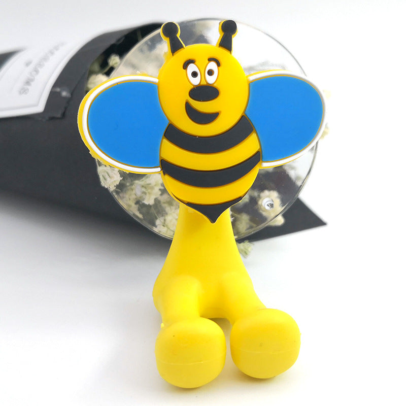 Cute Cartoon Suction Cup Toothbrush Holder Bathroom Bathroom Animal Toothbrush Holders