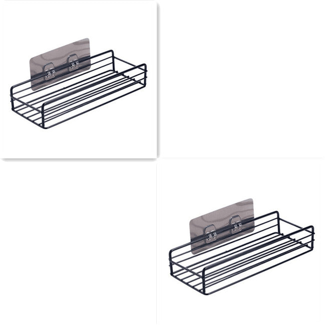 Bathroom Corner Shelf Rack – Wrought Iron Shower & Kitchen Storage Organizer