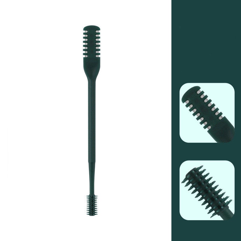 Stainless Steel Double Head Nose Hair Trimmer with Storage Box