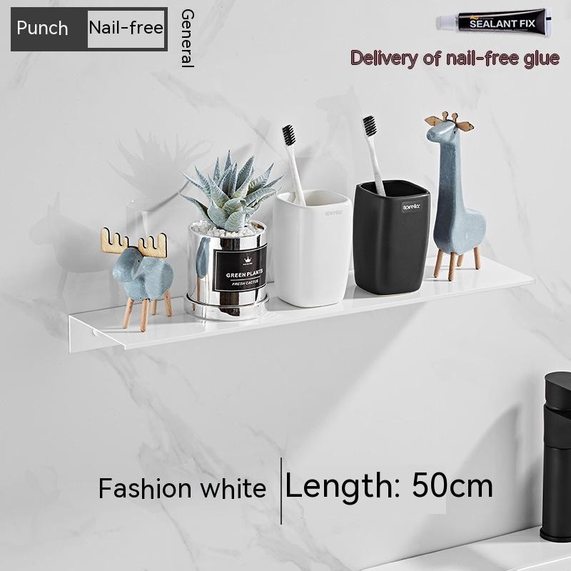 Punch-free Kitchen Balcony Wash Basin Vanity Storage Rack