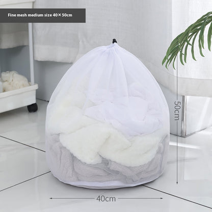 Drawstring Laundry Bag Fine Mesh Thick Thick Drawstring