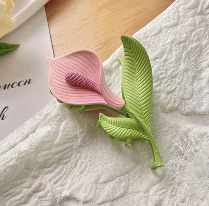 Women's Fashion Temperament Calla Lily Styling Hairpin