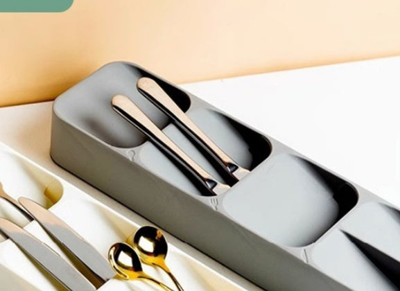 Cutlery Organizer For Kitchen Drawer Divided Storage Box For Forks