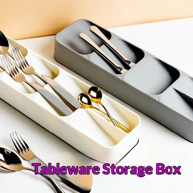 Cutlery Organizer For Kitchen Drawer Divided Storage Box For Forks