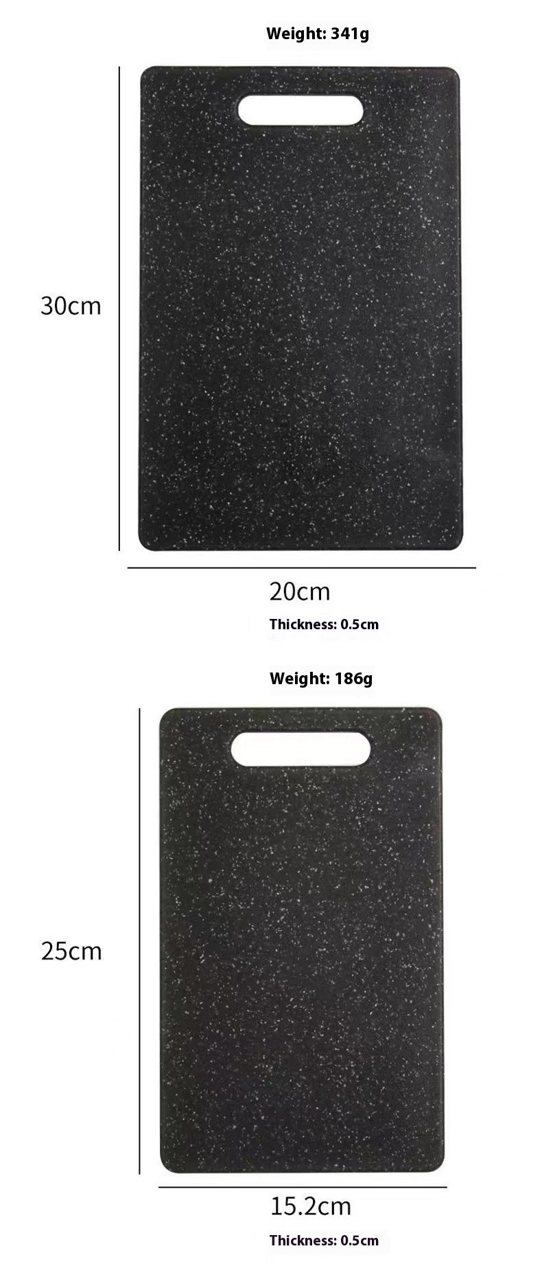 Plastic Cutting Boards With Anti Mold Properties For Household Use