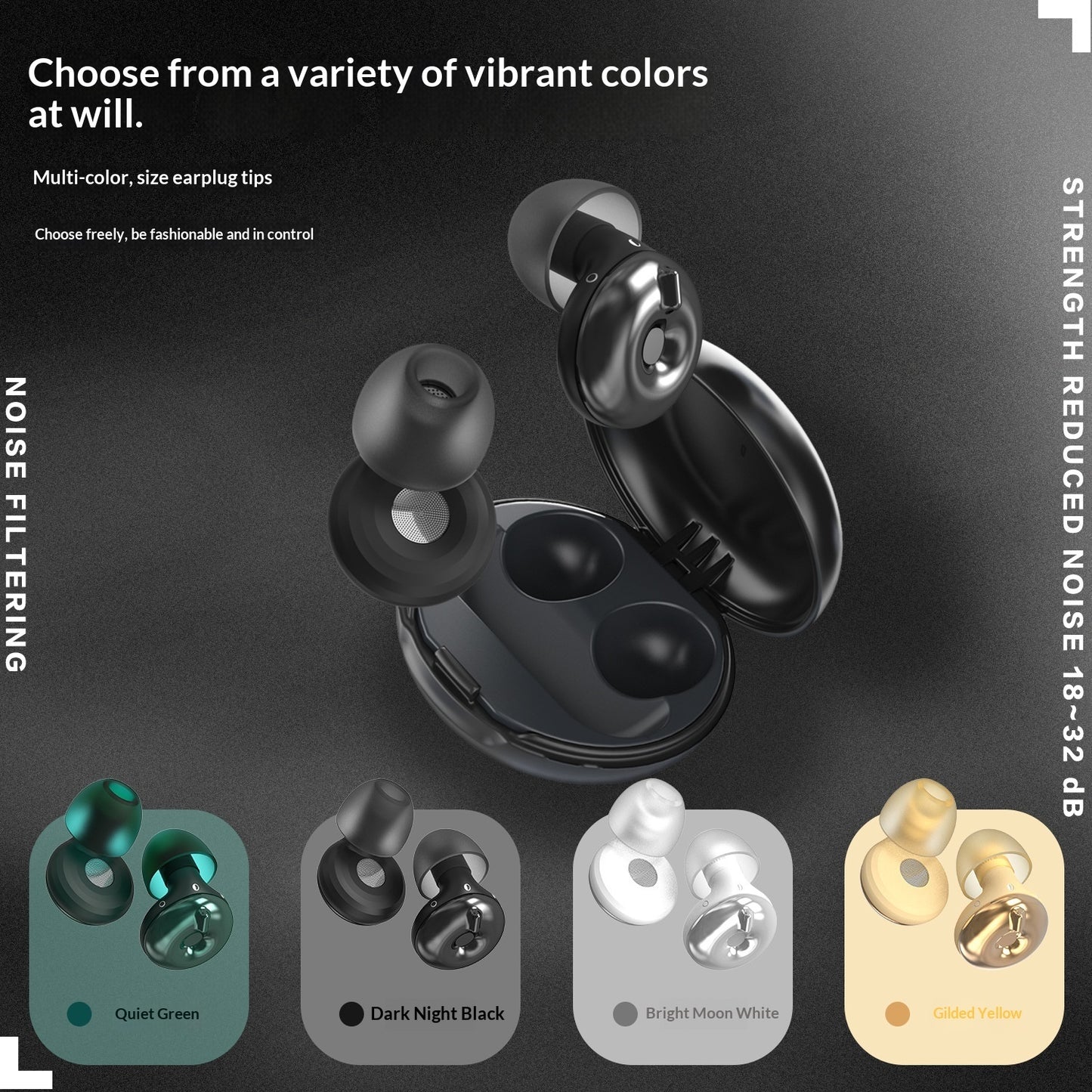 Soundproof Noise-reducing Sleep Music Outdoor Earplugs Anti-noise Earplugs