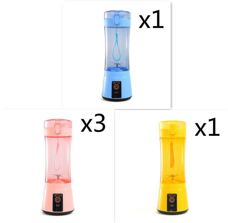 Portable USB Rechargeable Juicer Cup – 380ml Personal Blender