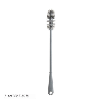 Home Ladle Silicone Cup Brush Cup Cleaning Brush No Dead Angle Gap Plastic Brush Feeding Bottle Glass