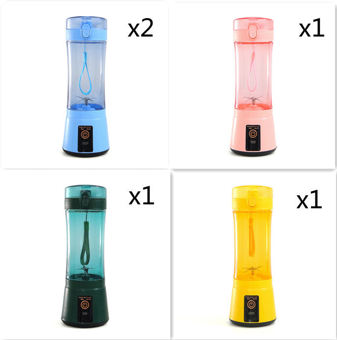 Portable USB Rechargeable Juicer Cup – 380ml Personal Blender