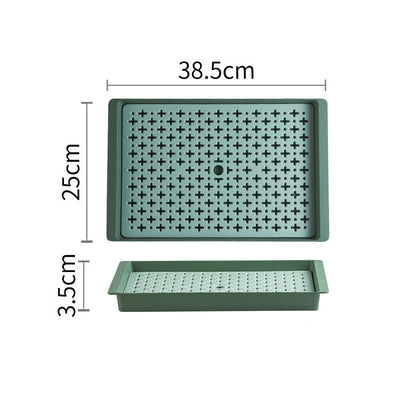 Tray Tabletop Storage Tray Tea Set Drain Tray