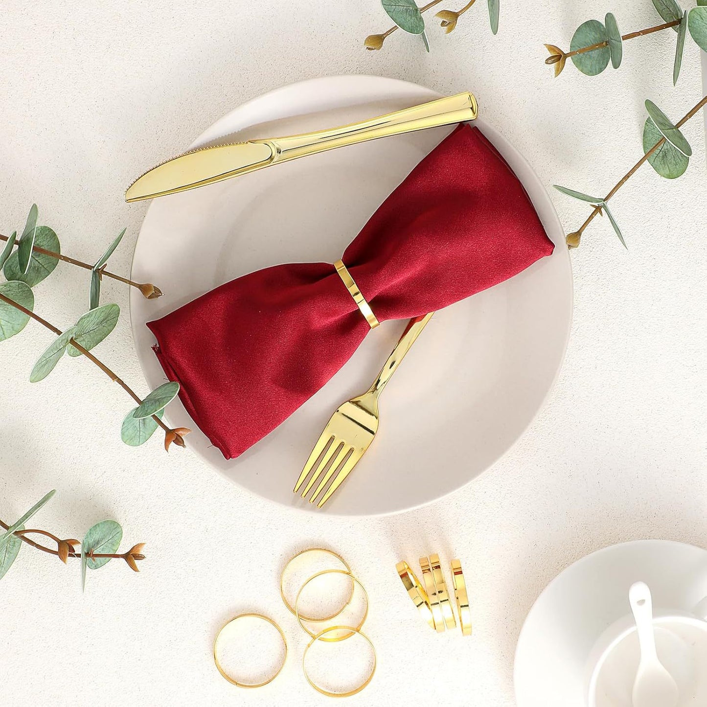 Cross-border Ring Napkin Buckle Gold Fashion Napkin Ring Hotel Table Setting