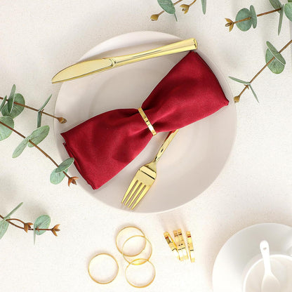 Cross-border Ring Napkin Buckle Gold Fashion Napkin Ring Hotel Table Setting