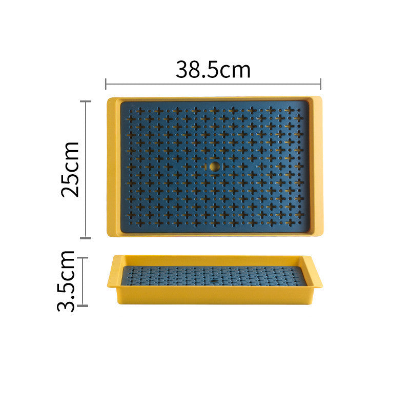 Tray Tabletop Storage Tray Tea Set Drain Tray