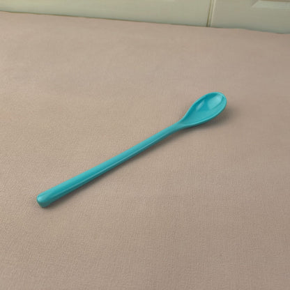 Colored Plastic Long Handle Coffee Spoon Melamine Stirring Spoon Soup Spoon Spoon Stainless Steel Tableware Wholesale