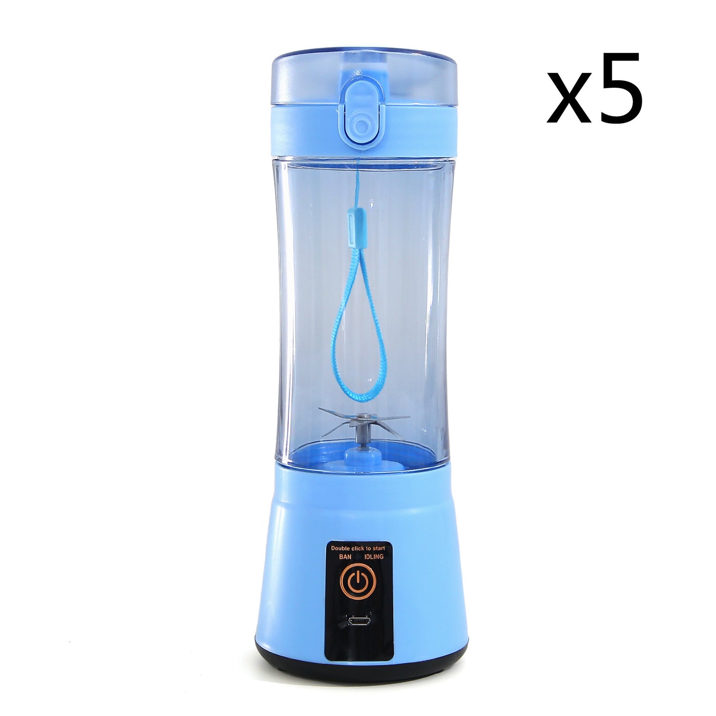 Portable USB Rechargeable Juicer Cup – 380ml Personal Blender