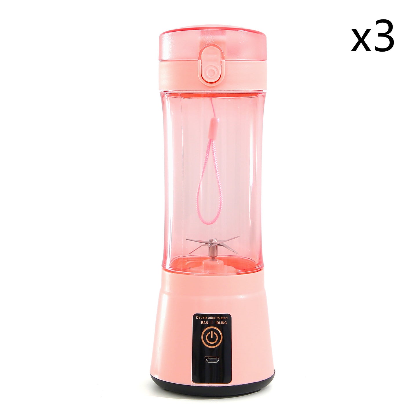 Portable USB Rechargeable Juicer Cup – 380ml Personal Blender