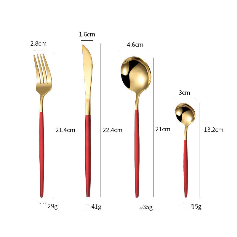 4-piece Stainless Steel Western Cutlery Set