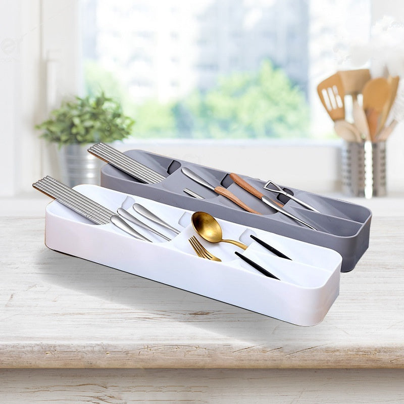 Cutlery Organizer For Kitchen Drawer Divided Storage Box For Forks