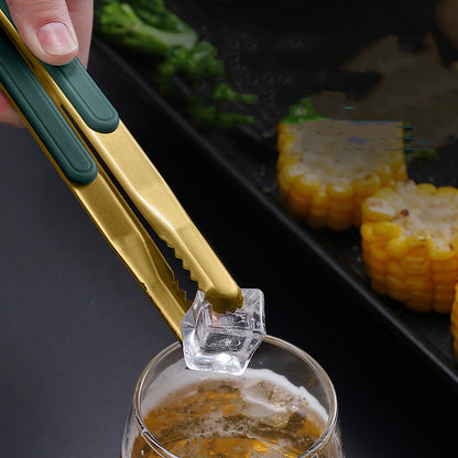 Korean Stainless Steel Barbecue Tongs Barbecue Steak Tongs