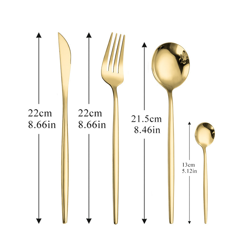 4-piece Stainless Steel Western Cutlery Set