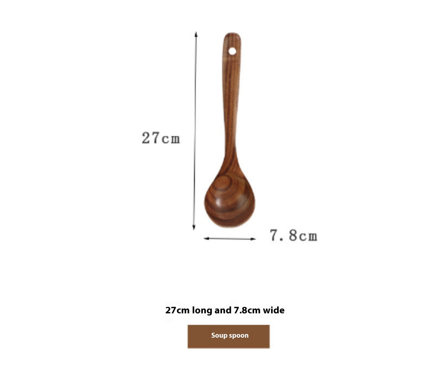 Thailand Teak art Natural Wood table Spoon Ladle Turner Long Rice Colander Soup Skimmer Cooking Spoons Scoop Kitchen Tool Set