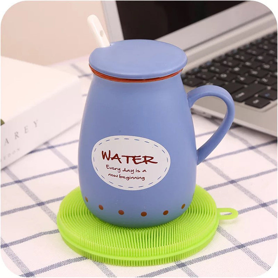 Multifunction Silicone Dish Bowl Cleaning Brush Magic Scouring Pad Pot Pan Wash Brushes Kitchen Washing Tool