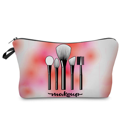 Women's Printed Multipurpose Makeup Organizer Clutch