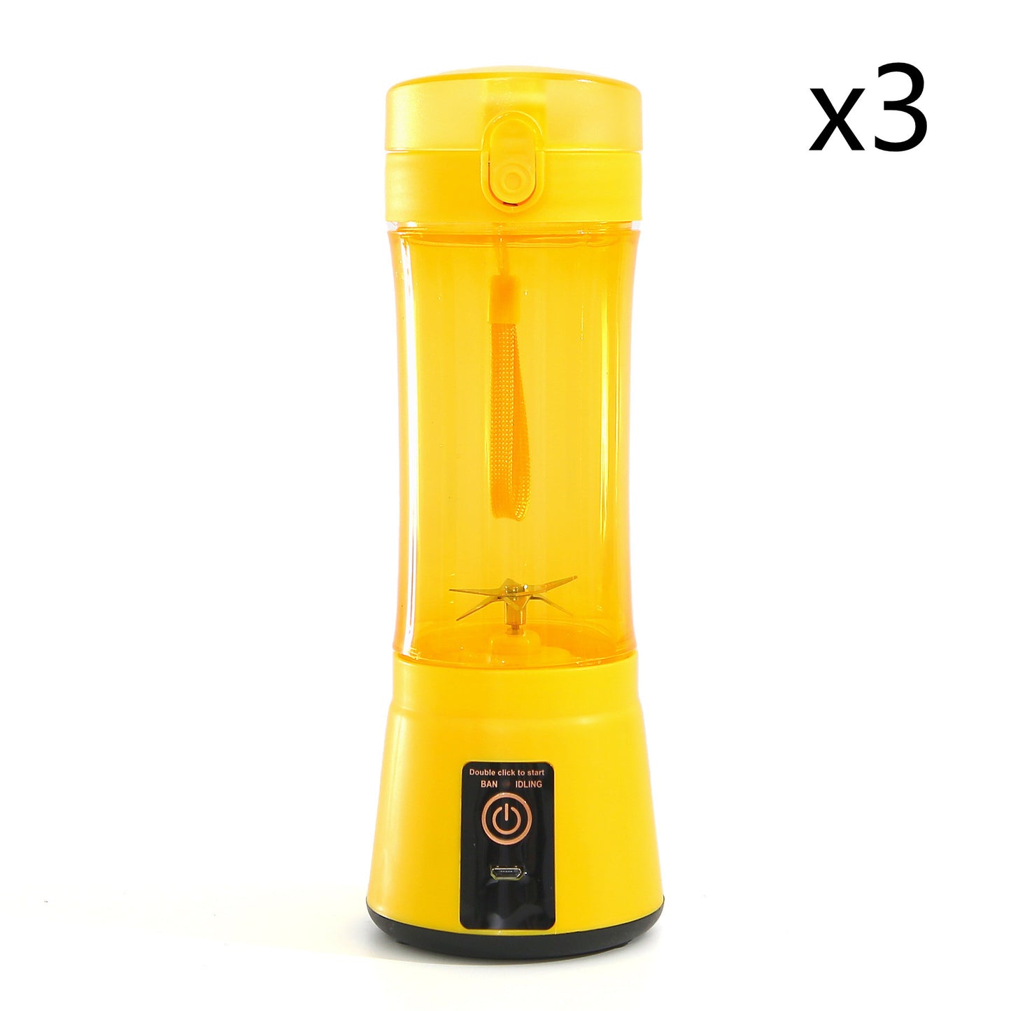 Portable USB Rechargeable Juicer Cup – 380ml Personal Blender