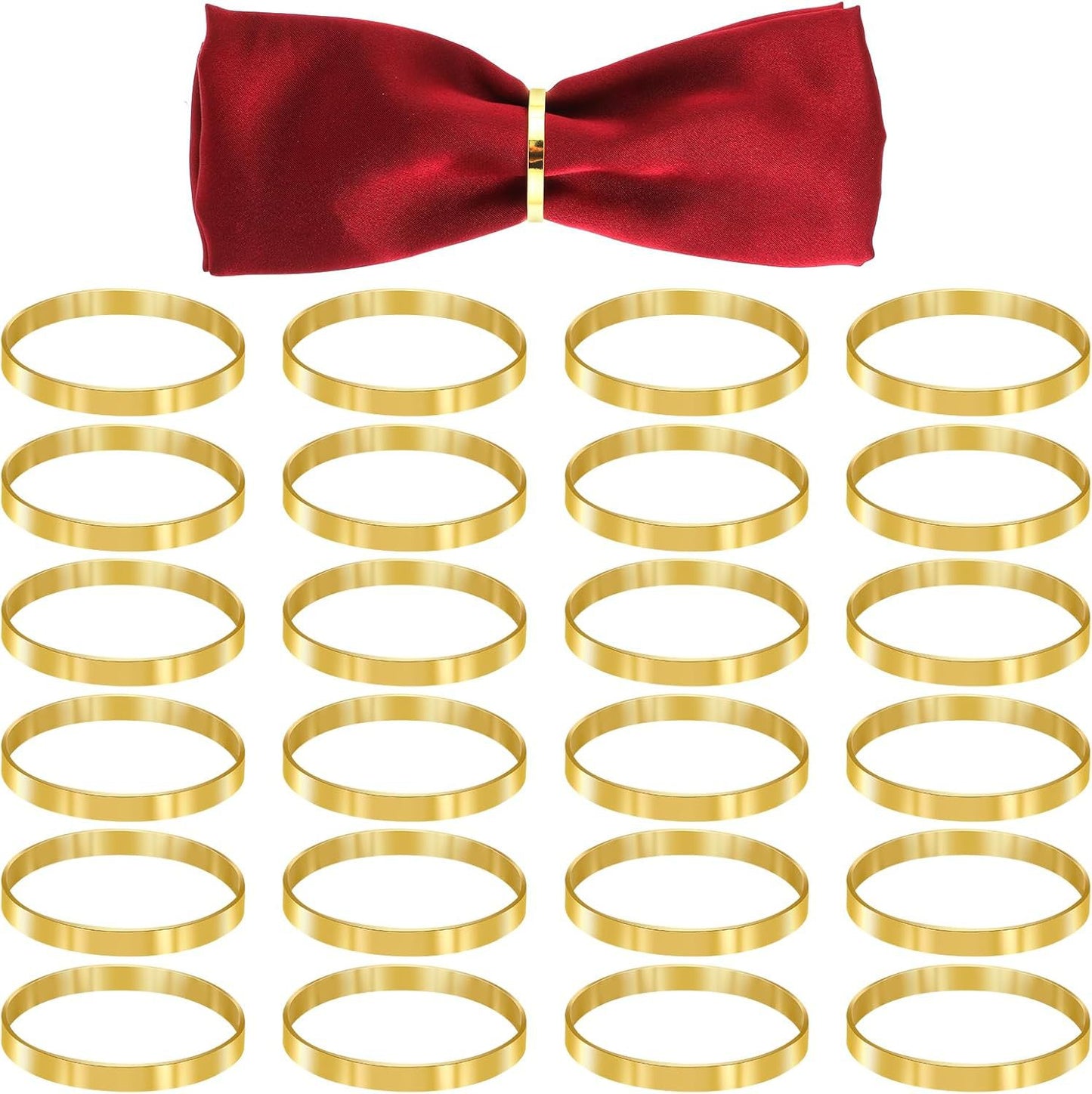 Cross-border Ring Napkin Buckle Gold Fashion Napkin Ring Hotel Table Setting
