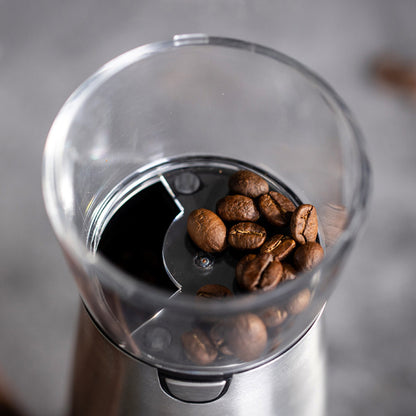USB Rechargeable Electric Coffee Grinder – Stainless Steel Adjustable Coffee Bean Grinder