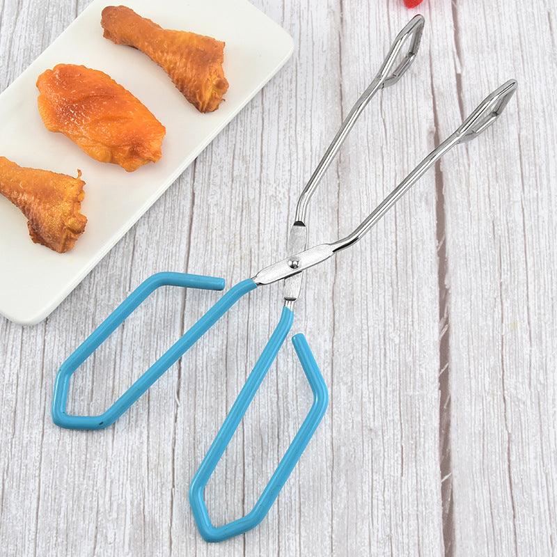 11-inch Barbecue Tongs Stainless Steel Food Tongs With A Thickened Design