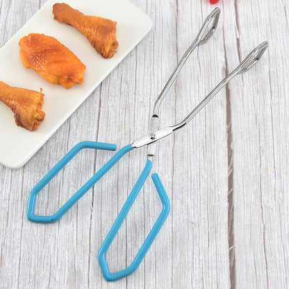 11-inch Barbecue Tongs Stainless Steel Food Tongs With A Thickened Design