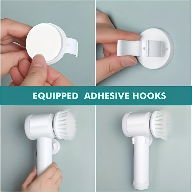 Electric Spin Cleaning Brush – USB Rechargeable Handheld Rotary Power Cleaning Brush for Kitchen & Bathroom