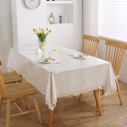 Transparent PVC Thin Waterproof And Oil-proof Tablecloth