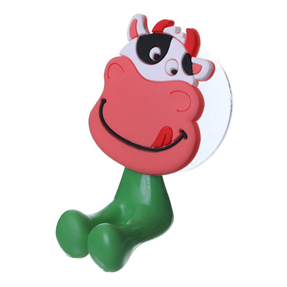 Cute Cartoon Suction Cup Toothbrush Holder Bathroom Bathroom Animal Toothbrush Holders