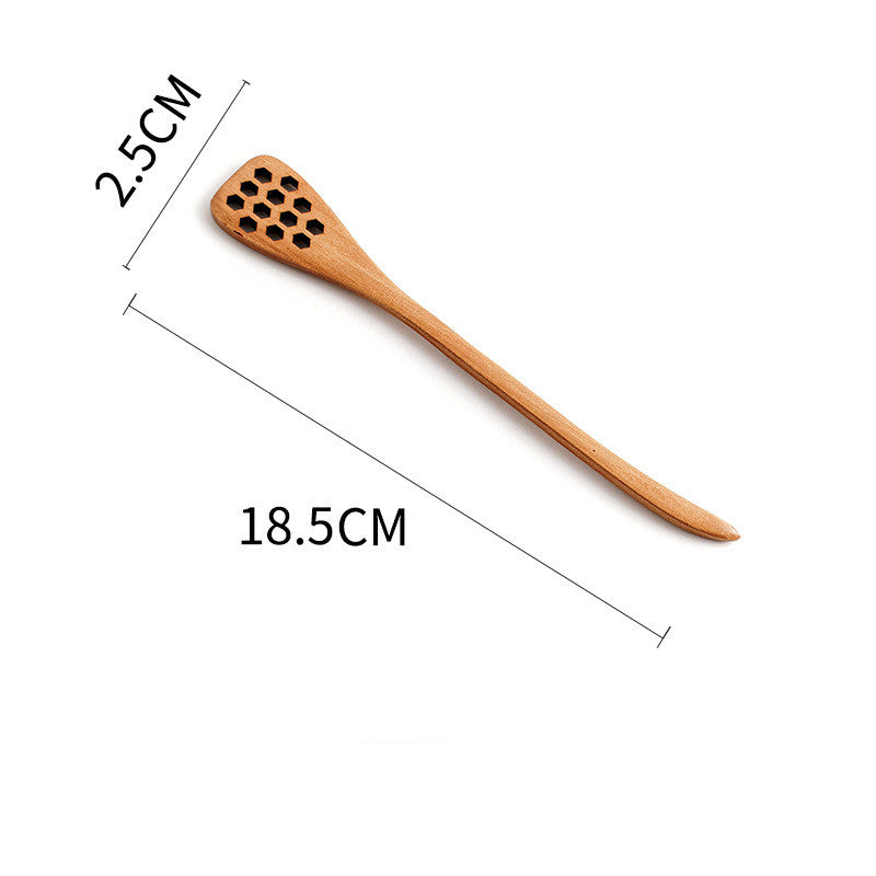 Environmentally Friendly Nanmu Long Handle Spoon