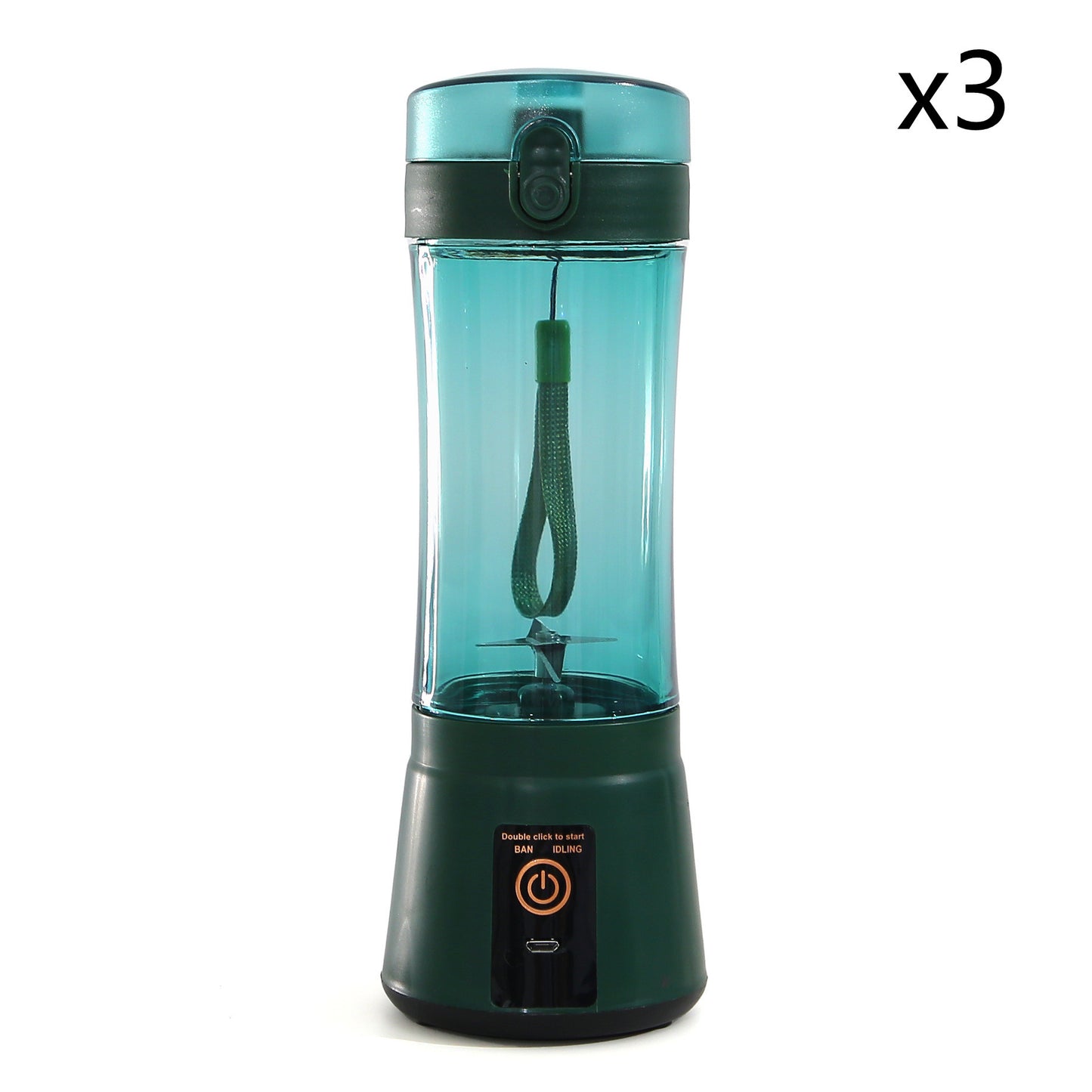 Portable USB Rechargeable Juicer Cup – 380ml Personal Blender