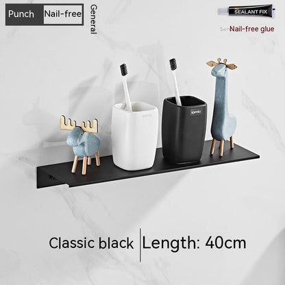 Punch-free Kitchen Balcony Wash Basin Vanity Storage Rack